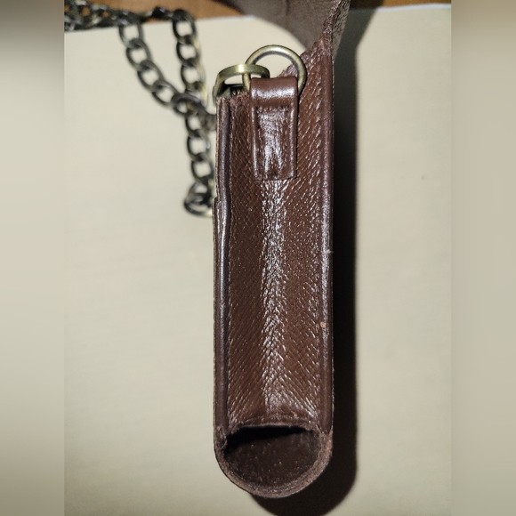 Louis Vuitton Damier Ebene Cigarette Case Pouch with Chain Strap - Picture 6 of 10